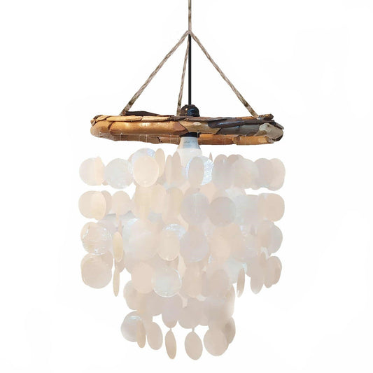 Capiz Chandelier - Natural