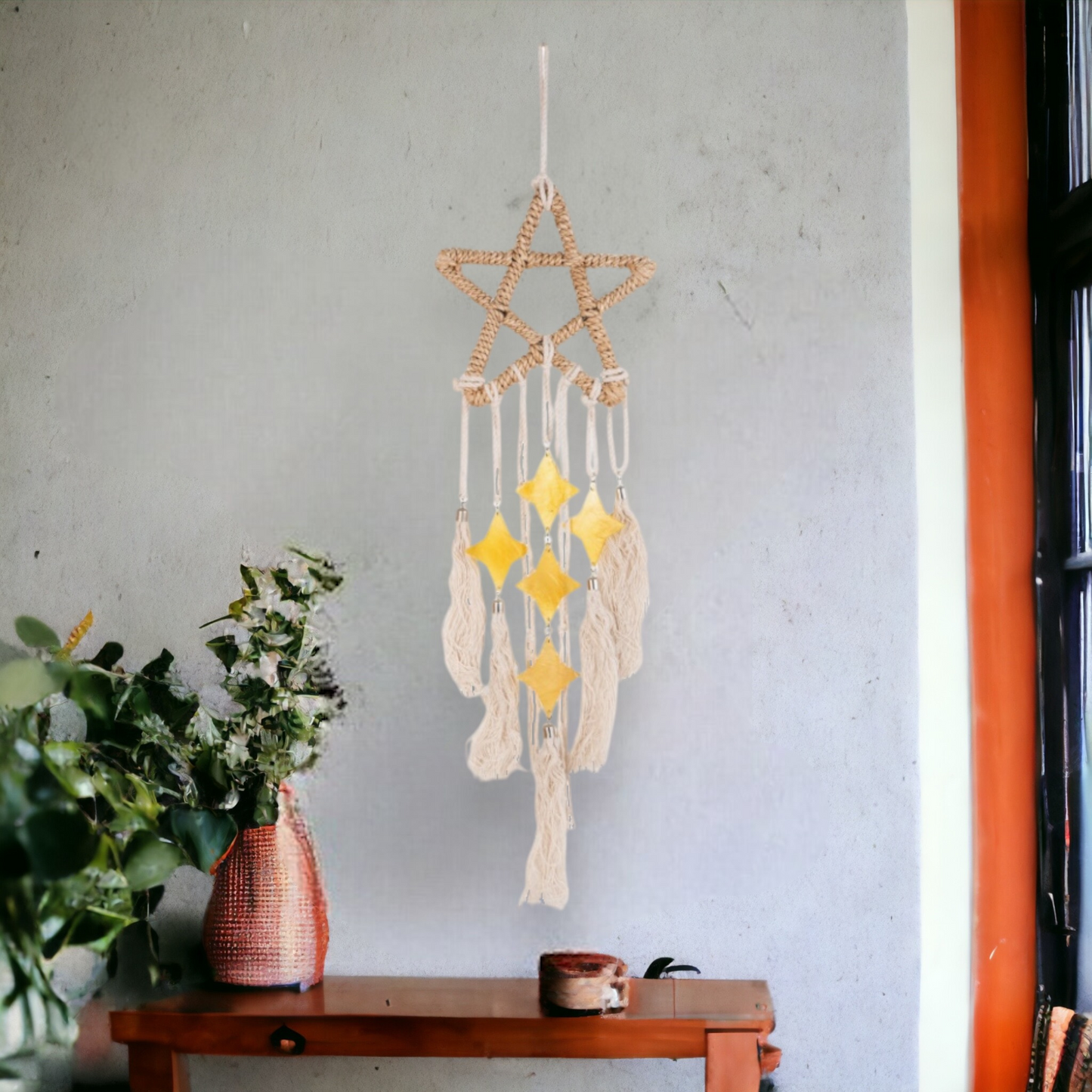 Capiz Rope Macramé - Star