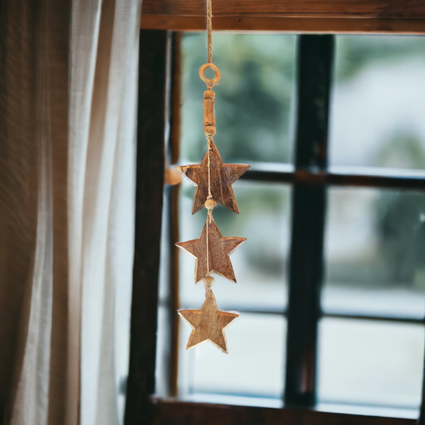 Hanging Three Stars Ornament