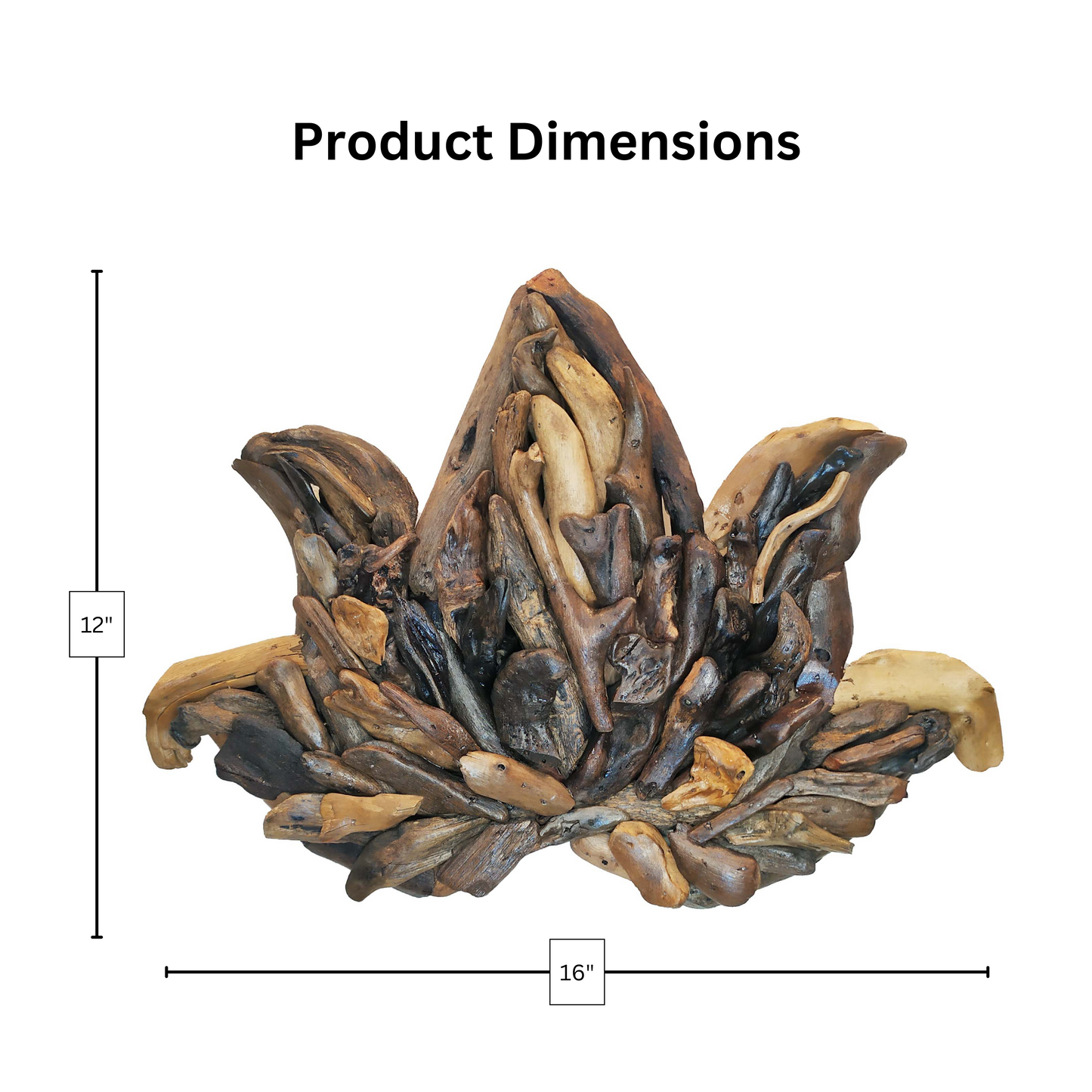 Lotus - Driftwood Wall Art