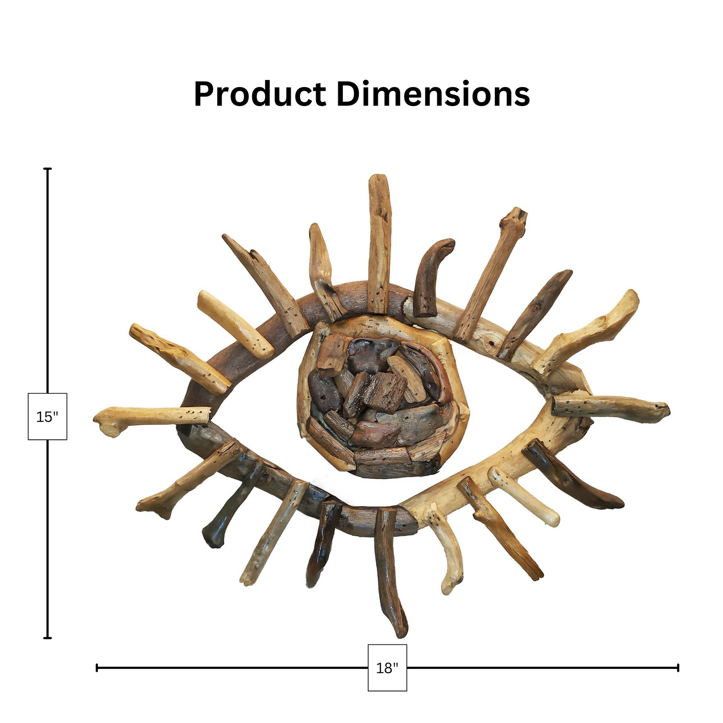Mod Eye - Driftwood Wall Art
