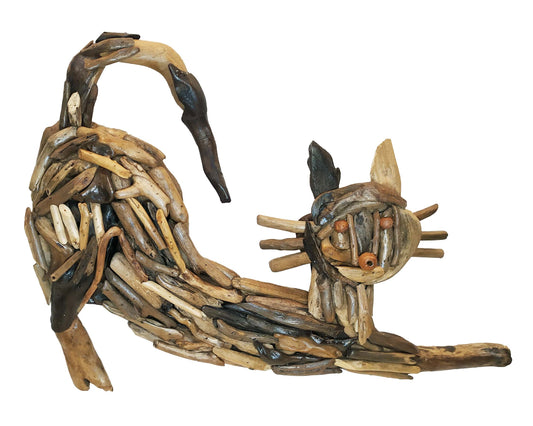 Cat - Driftwood Wall Art