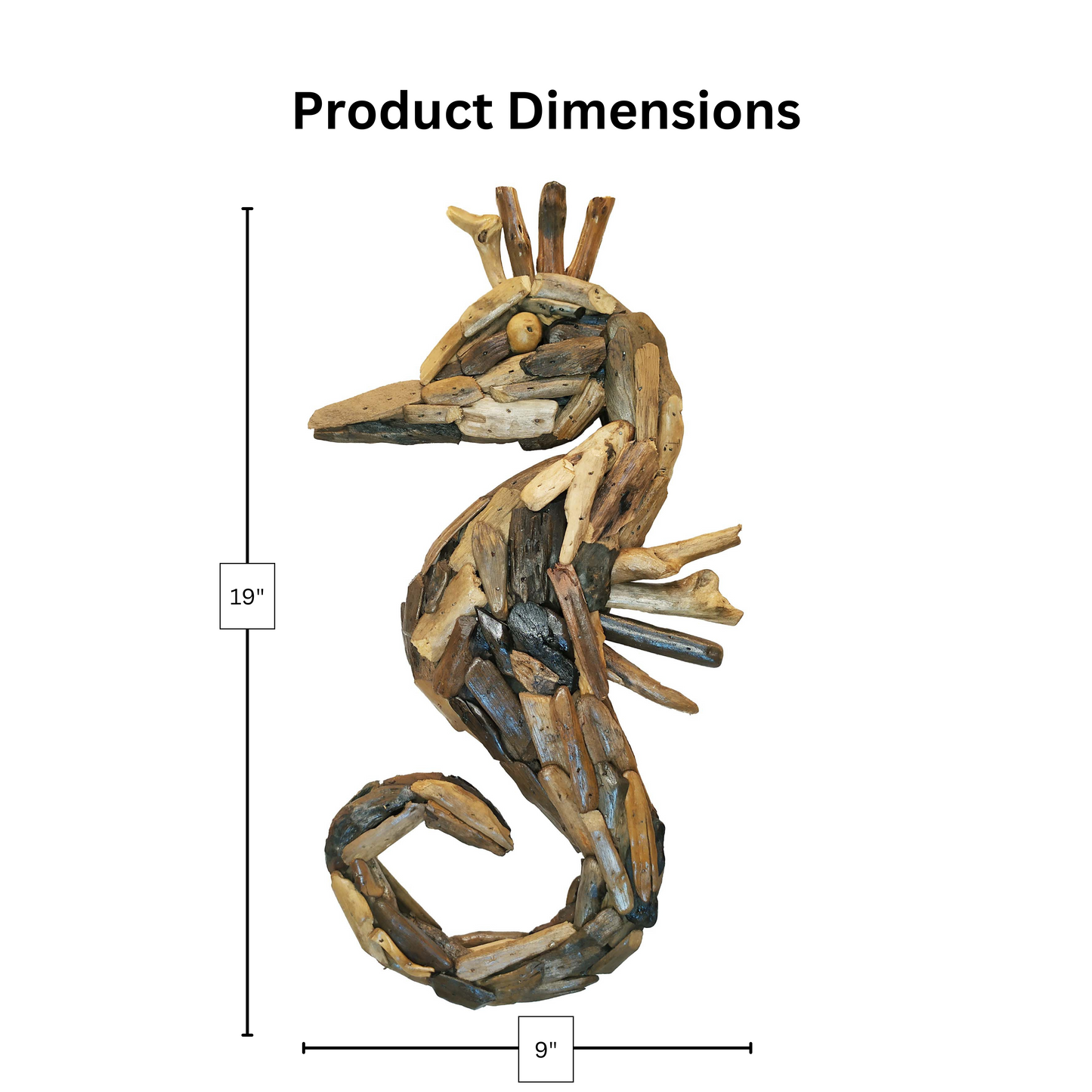 Seahorse - Driftwood Wall Art