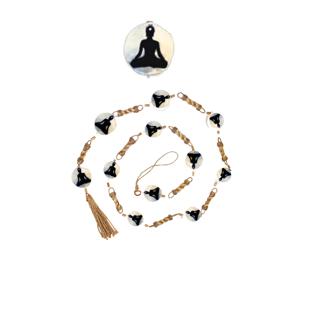 Abaca Rope Capiz Garland - Yoga