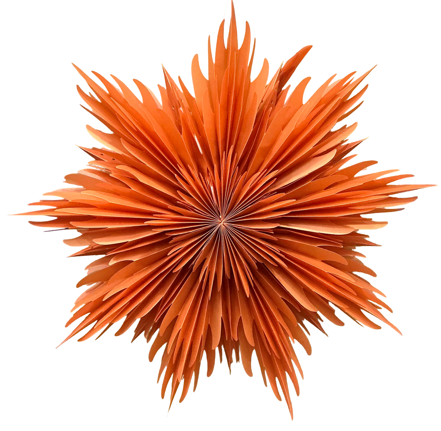 Fire Snowflake Lamp - Orange