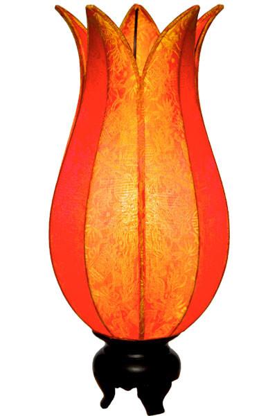 Flowering Lotus Table Lamp - Citrus