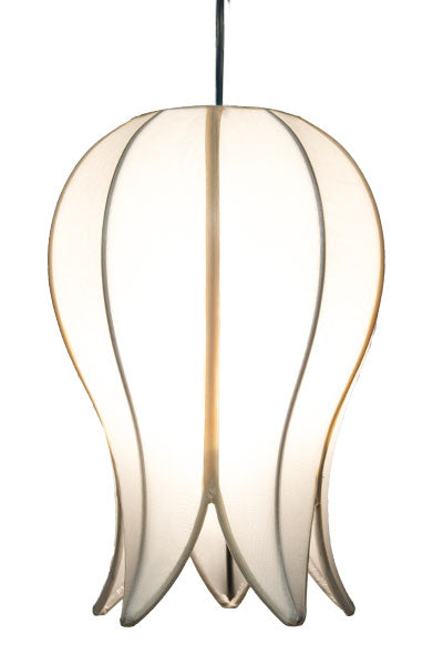 Hanging Flowering Lotus Lamp Small - White