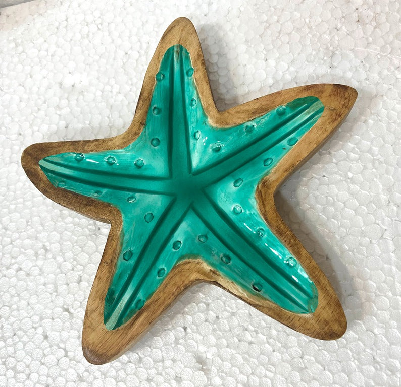 Tray, Mango Wood - Starfish
