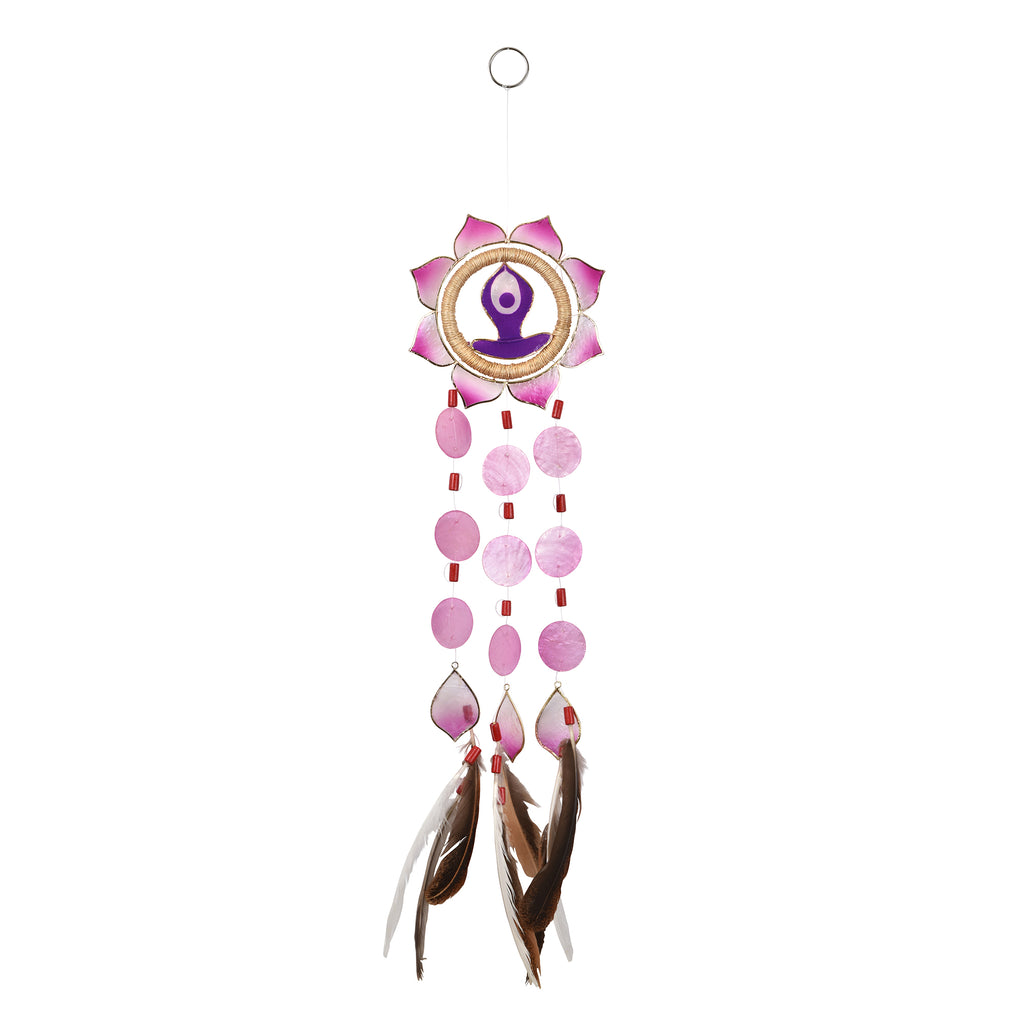 Capiz Dreamcatcher Chime - Yoga