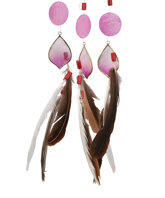 Capiz Dreamcatcher Chime - Yoga