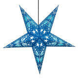 Om Paper Star Lantern - Blue Flutter