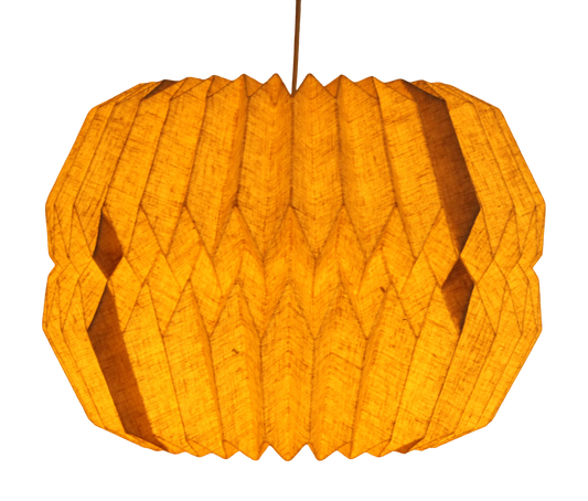 Hanging Linen Lamp - Orb