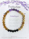 Stone Bracelet SS - Amethyst