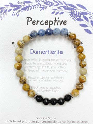 Stone Bracelet SS - Dumartierite