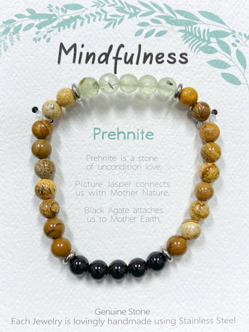 Stone Bracelet SS - Prehnite