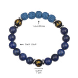 Mantra Healing Stones Bracelet in Lapis Lazuli