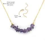 Healing Stones Necklace - Amethyst