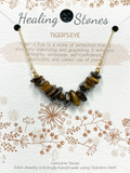 Healing Stones Necklace - Tiger's Eye