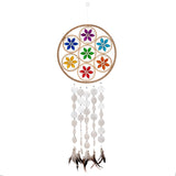 Capiz Chakra Dreamcatcher Chime XL
