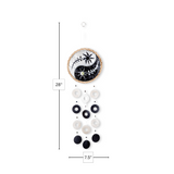 Capiz Chime Round Rope - Yin Yang