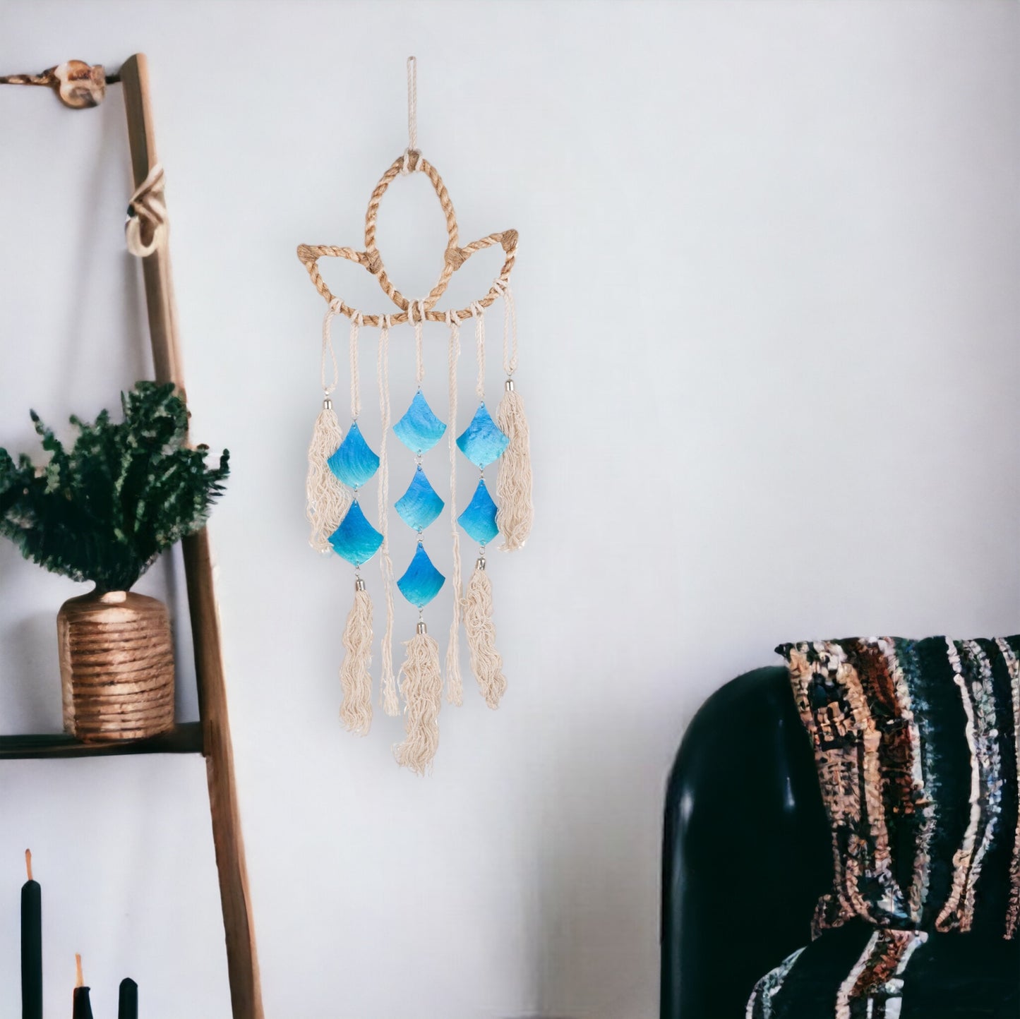 Capiz Rope Macramé - Lotus