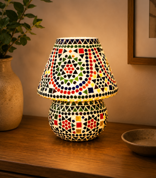 Glass Mosaic Lamp Large - Galax