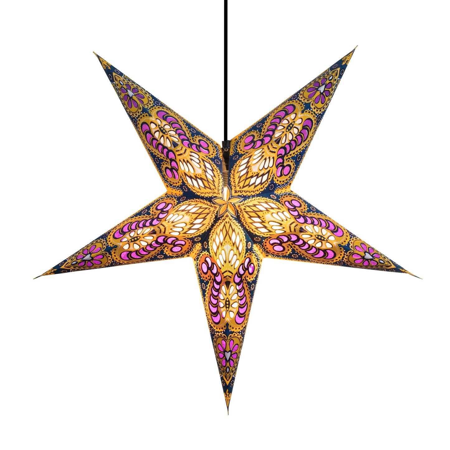 Om Paper Star Lantern - Passion