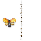 BUMBLE BEE DRIFTWOOD CAPIZ GARLAND