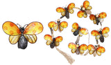 BUMBLE BEE DRIFTWOOD CAPIZ GARLAND