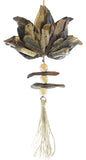 Hanging Driftwood Lotus Ornament