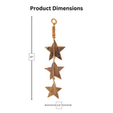 Hanging Three Stars Ornament