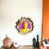 Buddha Rattan and Driftwood Wall Art