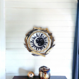 Celestial Rattan and Driftwood Wall Art