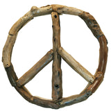 PEACE SIGN - DRIFTWOOD WALL ART