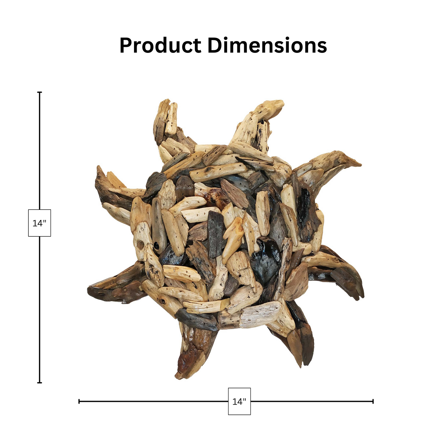 Sun - Driftwood Wall Art