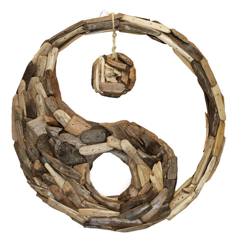 YIN YANG - DRIFTWOOD WALL ART