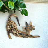 CAT - DRIFTWOOD WALL ART