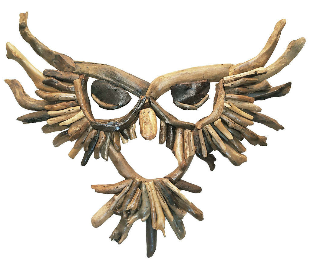 OWL - DRIFTWOOD WALL ART