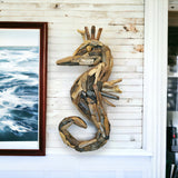 SEAHORSE - DRIFTWOOD WALL ART