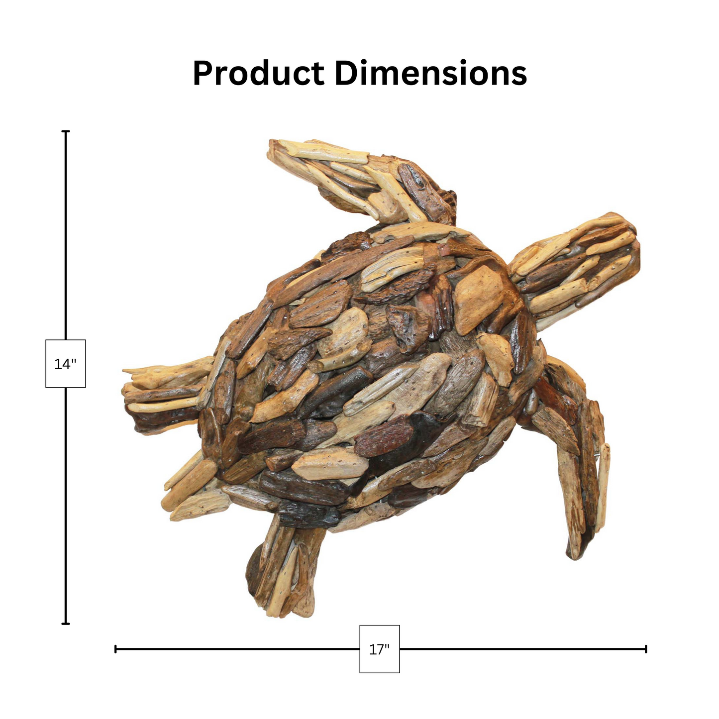 Mother Turtle - Driftwood Wall Art