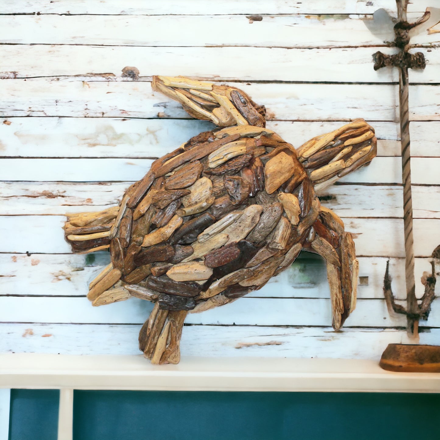 Mother Turtle - Driftwood Wall Art
