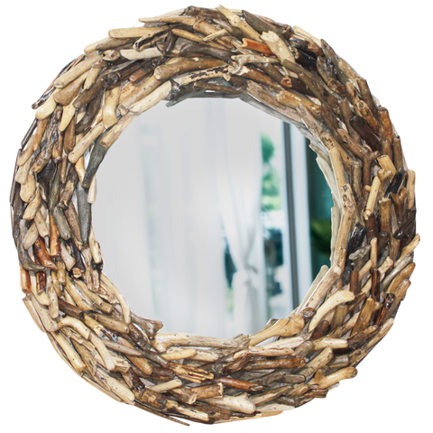 Driftwood Wreath Mirror