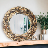 Driftwood Wreath Mirror