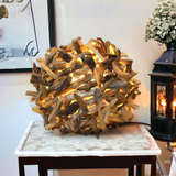 DRIFTWOOD TABLE TOP BALL LAMP