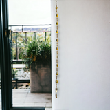 Cat and Moon Abaca Rope Capiz Garland