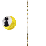 Cat and Moon Abaca Rope Capiz Garland
