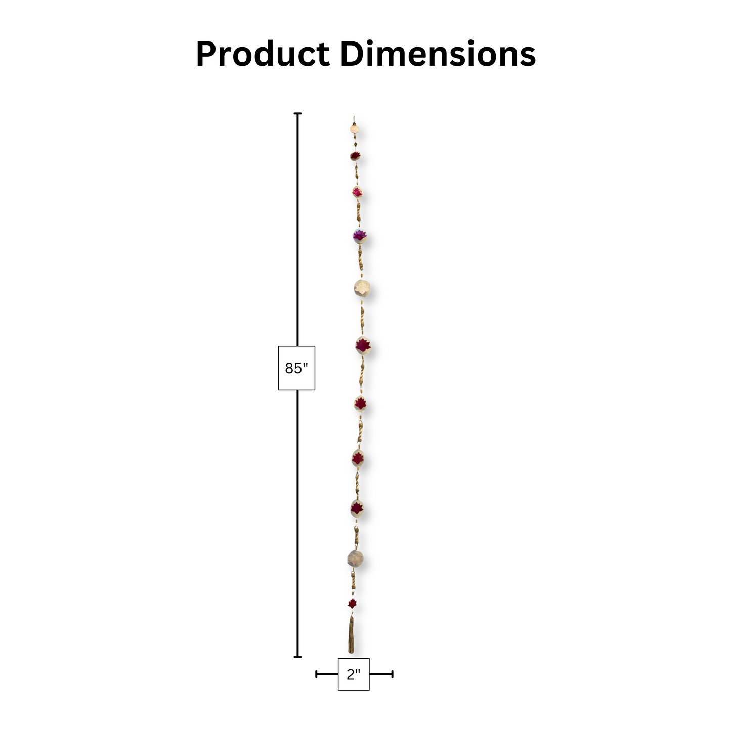 Lotus Abaca Rope Capiz Garland