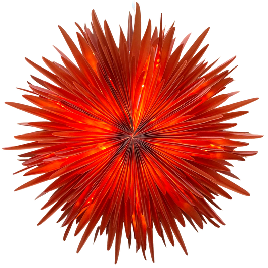 Finmari Snowflake Lamp - Orange