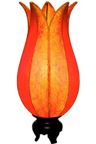 Flowering Lotus Table Lamp - Citrus