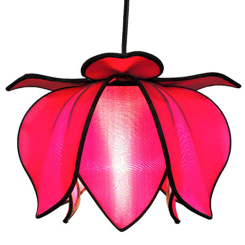 Hanging Baby Blooming Lotus Lamp 10" - Pink